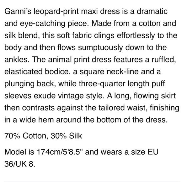 Ganni Leopard Dress - Picture 9 of 9